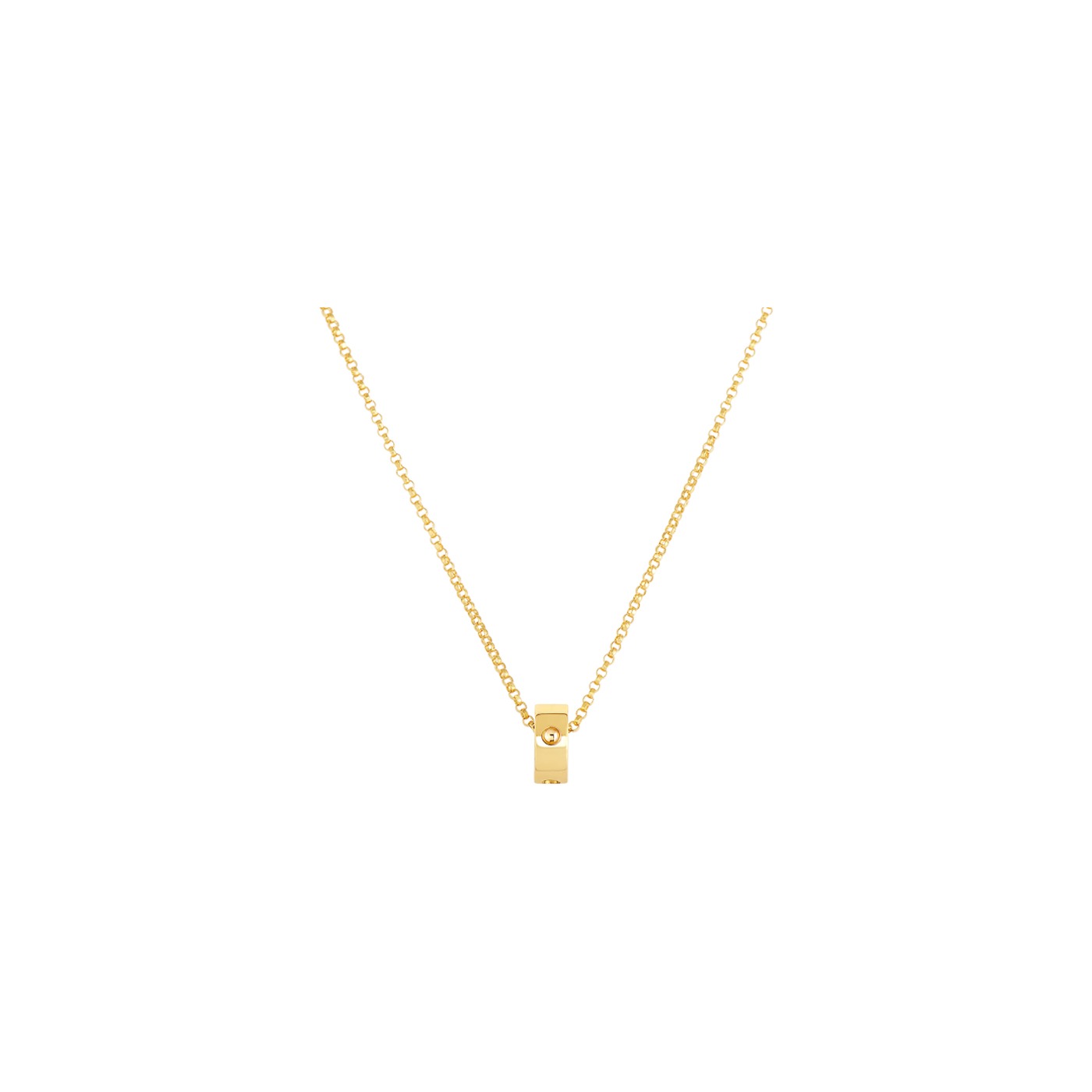 18Kt Yellow Gold Symphony Pois Moi Rondel Necklace - House Of Diamonds
