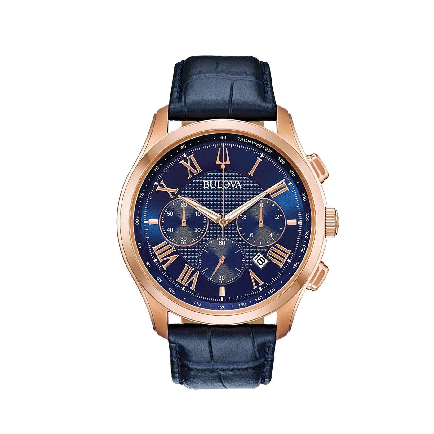 Classic Chronograph Blue Dial Men's Watch - House Of Diamonds