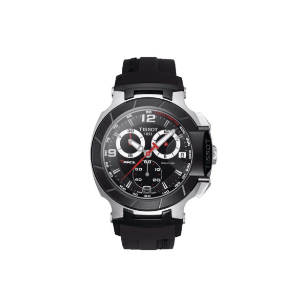 TISSOT T RACE CHRONOGRAPH BLACK DIAL MEN S WATCH